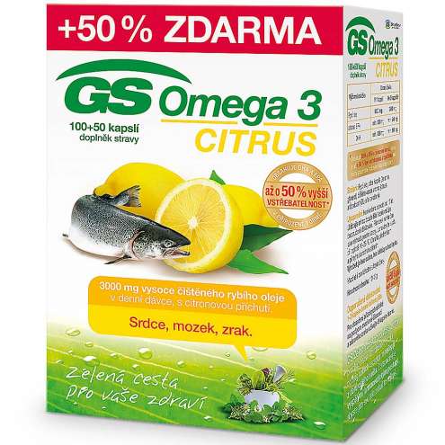 GS OMEGA 3 Citrus 100+50 cps